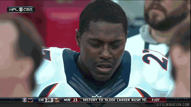 Will Knowshon and the Broncos cry tears of joy or sadness this weekend?