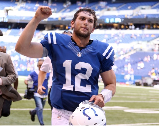 Andrew Luck and the Colts hope to beat the Chiefs for the second time in a month.