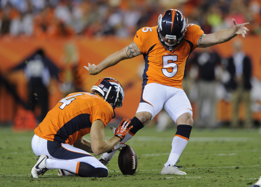 Matt Prater headlines a strong Broncos Special Teams unit.