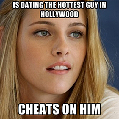 Girls do it too...even to Robert Pattinson.