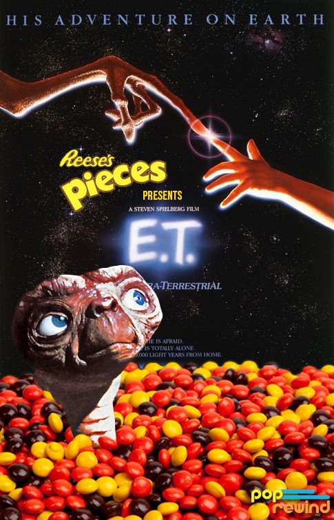ET is about to become dependent on Reese's Pieces at the time of this photo.